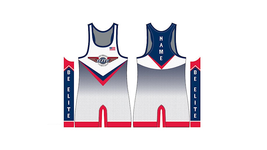 Red white and blue 2025 singlet